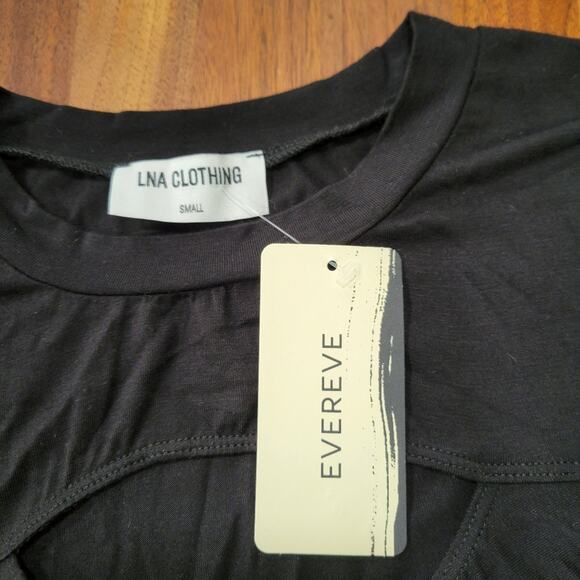 LNA Clothing Juliana Ruched Front  Cut Out Top Size Small - Picture 5 of 8